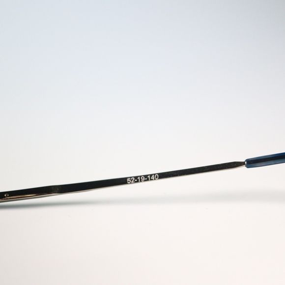 VP collection 103 Deep Blue Silver Eyeglasses frames eyewear 52-19 140 N14 - Picture 5 of 8